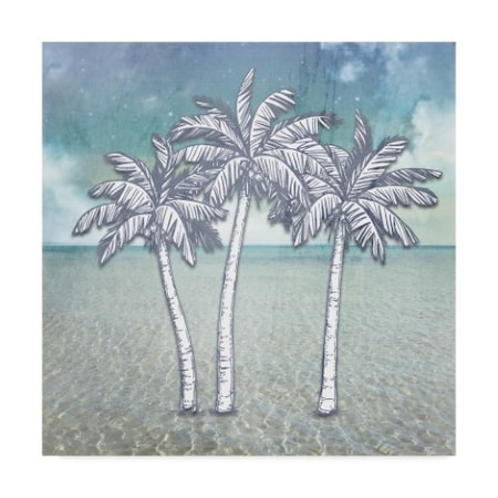 Lightboxjournal 'Palm Trees' Canvas Art,14x14